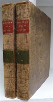 Lot 30 - Boswell (James) The Life of Samuel Johnson, LL.D. 1791, 2 vols., 4to., first edition, second...