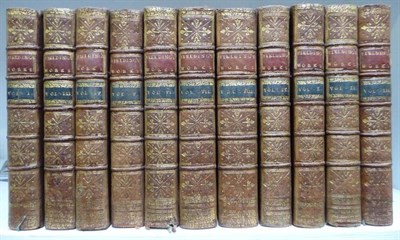 Lot 50 - Fielding (Henry) The Works of Henry Fielding in Twelve Volumes, 1767, Edinburgh, 12 vols., 4th...