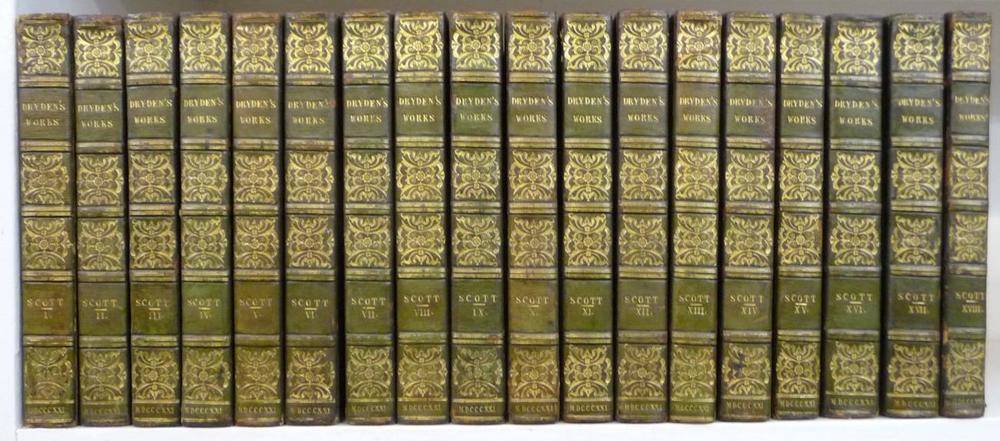 Lot 59 - Dryden (John) The Works of John Dryden, 1821, Edinburgh; Constable, 18 vols., edited by Sir...