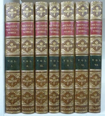 Lot 60 - Milton (John) The Poetical Works of John Milton .., 1809, 7 vols., edited by Henry J. Todd, a.e.g.