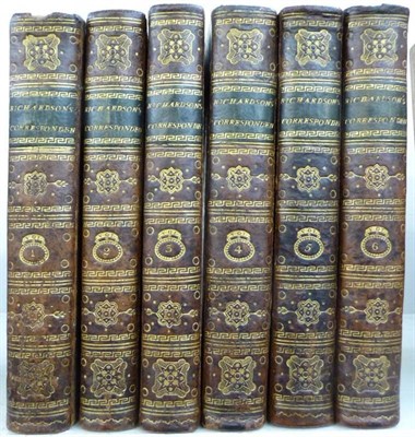 Lot 96 - Richardson (Samuel) The Correspondence of Samuel Richardson ..., 1804, 6 vols., frontis to five...