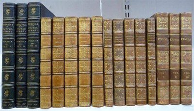 Lot 112 - D'Arblay (Madame) Memoirs of Doctor Burney ..., 1832, 3 vols., t.e.g., half morocco; Montagu...