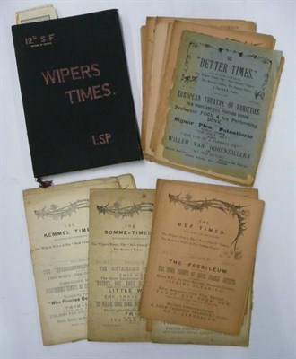 Lot 126 - 12th Sherwood Foresters The Wipers Times, 1916 - 1918, a near complete run of original...