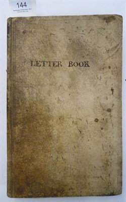 Lot 144 - East India Company - Cartographic History James Horsburgh, Copy letter book, 1825 - 1835,...