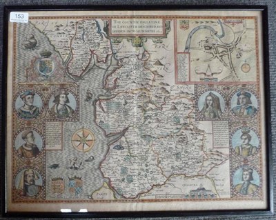 Lot 153 - Speede (John) The Countie Pallatine of Lancaster described and divided into Hundreds, 1610,...