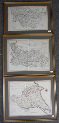 Lot 159 - Cary (J.) A Map of the North Part of the West Riding of Yorkshire, .., 1805, hand-coloured in...