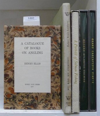 Lot 180 - Ellis (Henry) A Catalogue of Books on Angling 1811, 1977, Honey Dunn Press, numbered ltd....