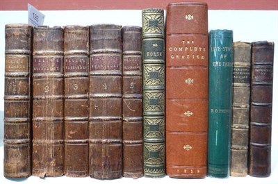 Lot 193 - Ellis (William) The Modern Husbandman, Complete in Eight Volumes, 1750, 5 vols. only, 14 parts,...