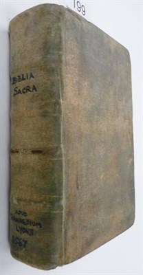 Lot 199 - Holy Bible Biblia Sacra ad optima quaeq; veteris, ut vocant, tralationis exemplaria summa...