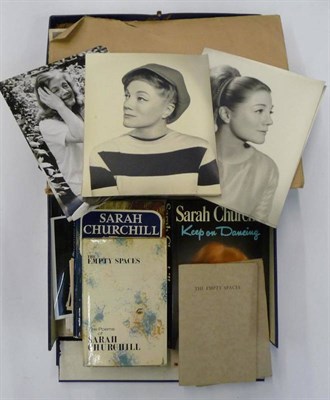 Lot 207 - Churchill (Sarah) 1914 - 1982 A small archive relating to Sarah Churchill, including; Anon....