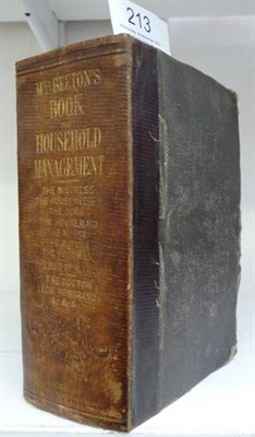 Lot 213 - Beeton (Mrs Isabella) The Book of Household Management ..., 1861, S.O. Beeton, 248 Strand,...