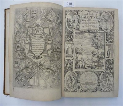 Lot 219 - Fuller (Thomas) A Pisgah-sight of Palestine and the Confines Thereof ..., 1650, folio in 4s and 6s