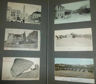 Lot 241 - An Album of Mixed Pre-War Postcards, three hundred cards, including dogs, comic, topography,...