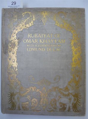 Lot 29 - Khayyam (Omar) The Rubaiyat of Omar Khayyam, nd. [c1909], Hodder & Stoughton, 4to., 20...