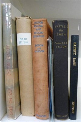 Lot 67 - Eyston (George E.T.) Fastest on Earth, 1939, John Miles, first edition, original cloth; idem,...
