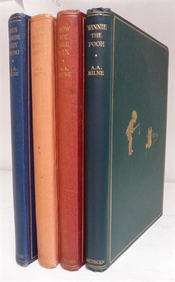 Lot 51 - Milne (A.A.)  Winnie-The-Pooh, 1926, Methuen, first edition, t.e.g., original cloth; idem, Now...