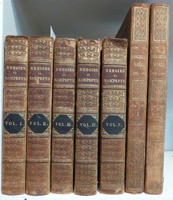 Lot 66 - Pepys (Samuel) Memoirs of Samuel Pepys ..., 1828, Henry Colburn, 5 volumes, second edition,...