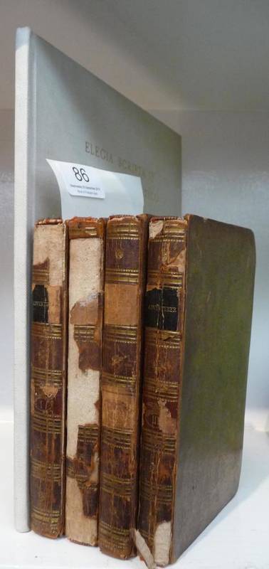 Lot 86 - Hawkesworth (J.), Johnson (Samuel) et al The Adventurer, 1797, 4 vols., frontis to each, calf...