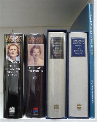 Lot 88 - Thatcher (Margaret) The Downing Street Years, 1993, Harper Collins, deluxe edition, signed by...