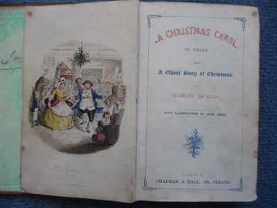 Lot 101 - Dickens (Charles) A Christmas Carol, In Prose, Being a Ghost Story of Christmas, 1843, Chapman...