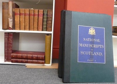 Lot 113 - James (Henry) Facsimiles of the National Manuscripts of Scotland, 1867-70, three vols., large...