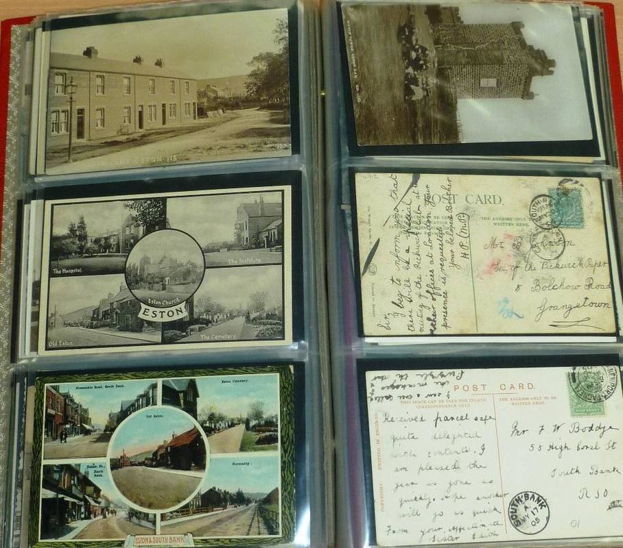 Lot 257 - Eighty Seven Postcards of Middlesbrough and Surrounding Areas, including real photographs,...