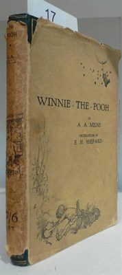 Lot 17 - Milne (A. A.) Winnie-the-Pooh, 1926, Methuen, first edition, dust wrapper (dust wrapper well...