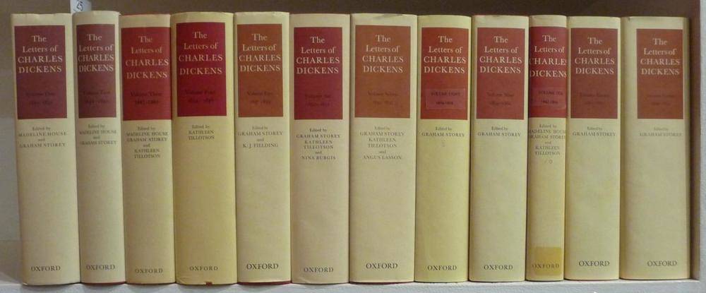 Lot 25 - Dickens (Charles) The Letters of Charles Dickens, Pilgrim Edition, 1965-2002, Clarendon Press,...