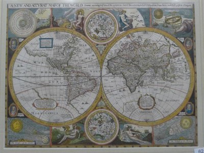 Lot 62 - [Speede (John)] A New and Accurat Map of the World, Drawne to ye truest Descriptions, latest...