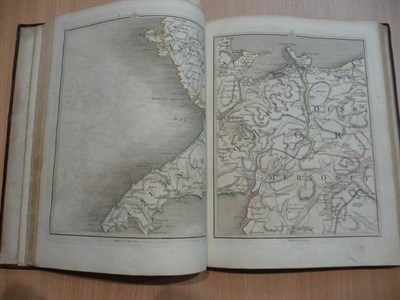 Lot 69 - Cary (J.) Cary's New Map of England and Wales, with Part of Scotland ..., 1794, 4to., hand coloured