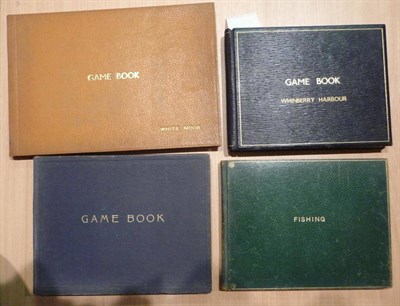 Lot 74 - Grouse Moor Game Books Four manuscript game books, comprising; White Moor & Burn Moor, 1901-64,...