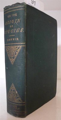 Lot 91 - Darwin (Charles)  On The Origin of Species by Means of Natural Selection..., 1866, John Murray,...