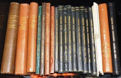 Lot 104 - A Collection of Bound Programmes from The Theatre Royal, Leeds, from 1937 to 1955, together...