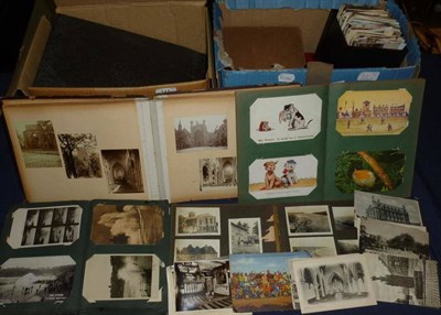 Lot 111 - A Large Collection of Postcards and Photographs, cards include UK and overseas topography,...