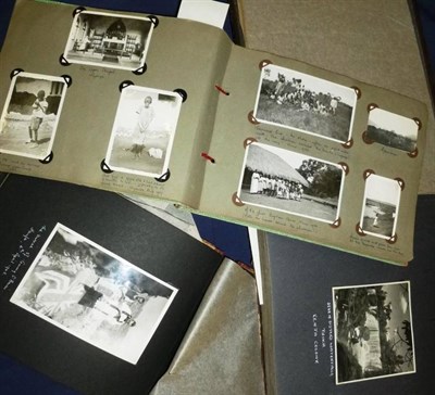 Lot 116 - Three Photograph Albums, comprising an album of photographs of missionary work in Uganda...