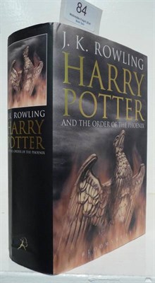 Lot 84 - Rowling (J.K.)  Harry Potter and the Order of the Phoenix, 2003, stated 'First Edition',...