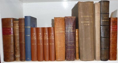 Lot 117 - A Gentleman' A Tour Thro' the Whole Island of Great Britain .., 1742, four volumes, recent half...