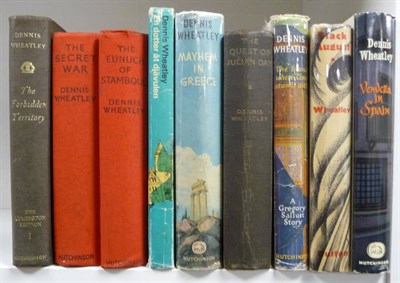 Lot 27 - Wheatley (Dennis) A small collection of books, each signed by the author, comprising; The...