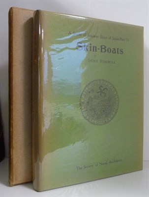 Lot 36 - Nishimura (Shinji) A Study of Ancient Ships of Japan - Part IV; Skin-Boats, 1931, Tokyo, dust...