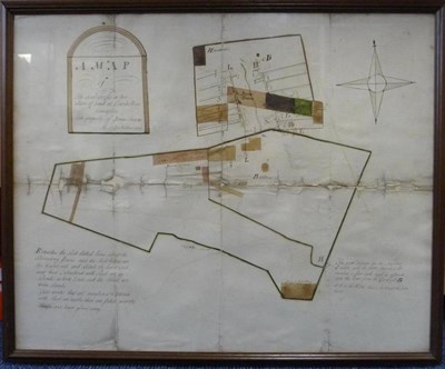 Lot 50 - Needham (James) A Map of The Coal-Works in two closes of land at Cow-hill in Lancashire, The...