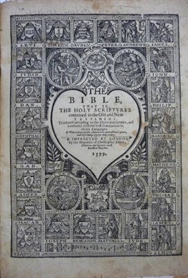 Lot 69 - Holy Bible The Bible, That is, The Holy Scriptures conteined in the Old and New Testament,...