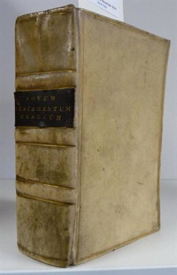 Lot 70 - New Testament Noui Testamenti omnia, 1538, Basileae, Thomam Flatterum, octavo, Greek text,...