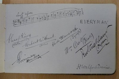 Lot 73 - Autographs - Musical An album of autographs, predominantly musicians, singers, composers, etc.,...