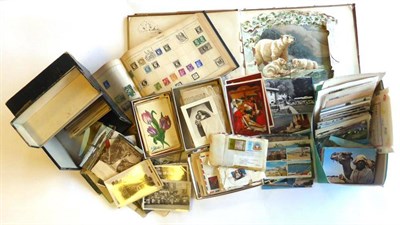 Lot 83 - A Collection of Mixed Postcards, both pre and post war, including topography, overseas...