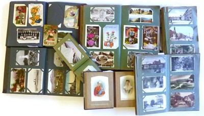 Lot 86 - A Large Collection of Mixed Postcards, mainly pre war cards, including topography, greetings,...