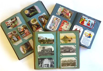 Lot 87 - A Large Collection of Mixed Postcards, mainly pre war cards, including topography, overseas...