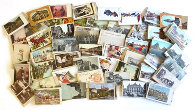 Lot 94 - A Box of Mixed Postcards, approximately five hundred pre war cards, including a quantity of...