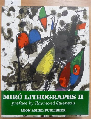 Lot 2 - Miro (Joan) Lithographs, Volume II, 1975, New York, Leon Amiel, 4to., numbered limited edition...