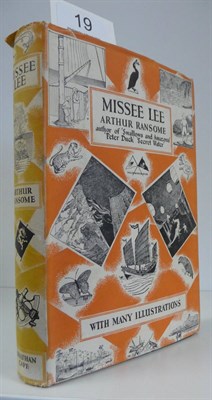 Lot 19 - Ransome (Arthur)  Missee Lee, 1947, Cape, seventh impression, signed by the author direct to...