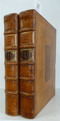 Lot 25 - Milton (John) Paradise Lost, A Poem [and] Paradise Regain'd, A Poem, 1758, Tonson, two volumes,...